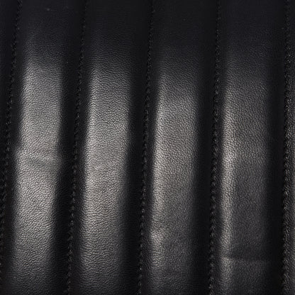 Saint Laurent Lambskin Matelasse Monogram Vicky Chain Wallet Black 8 of 11