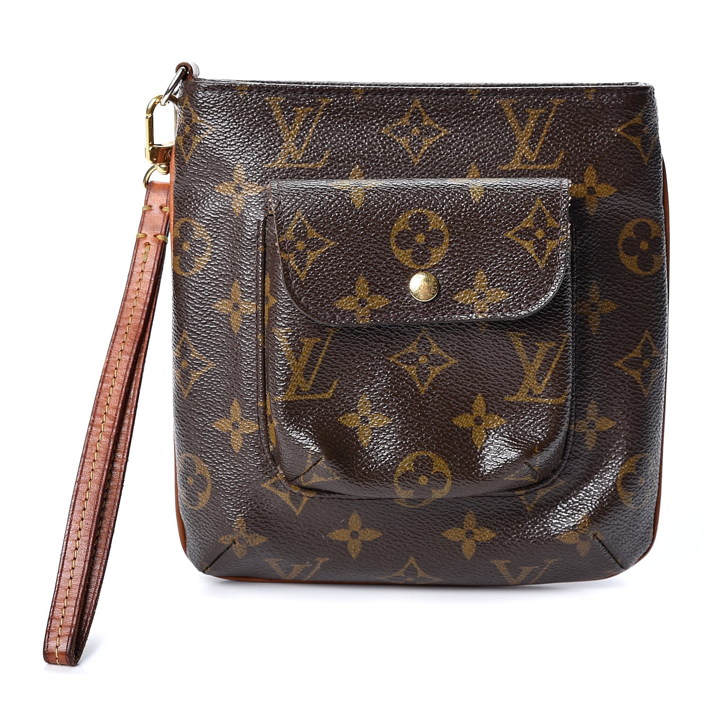 Monogram Partition Wristlet