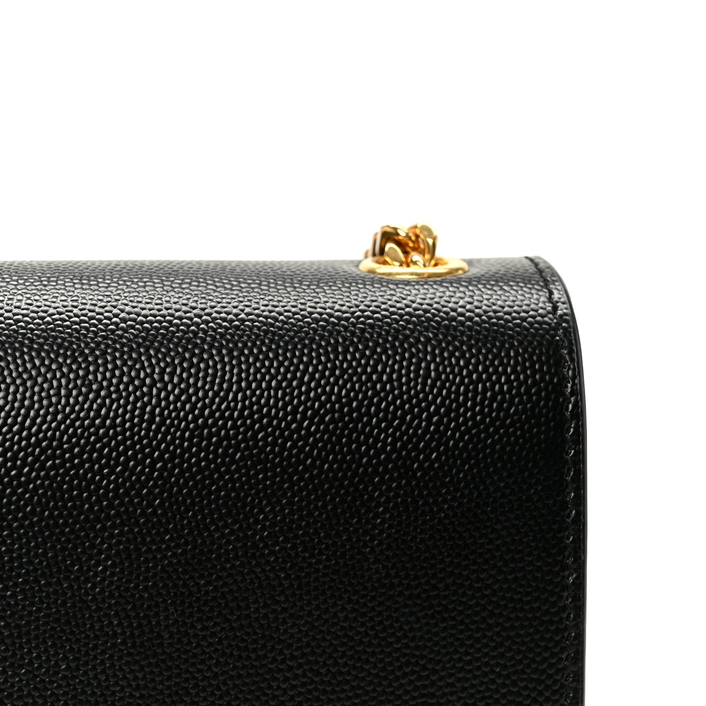 Grain De Poudre Medium Classic Monogram Kate Satchel Black