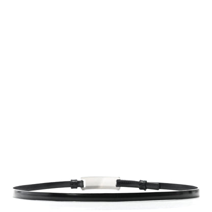 Gucci Calfskin Logo Plate Belt 70 28 Black 2 of 4