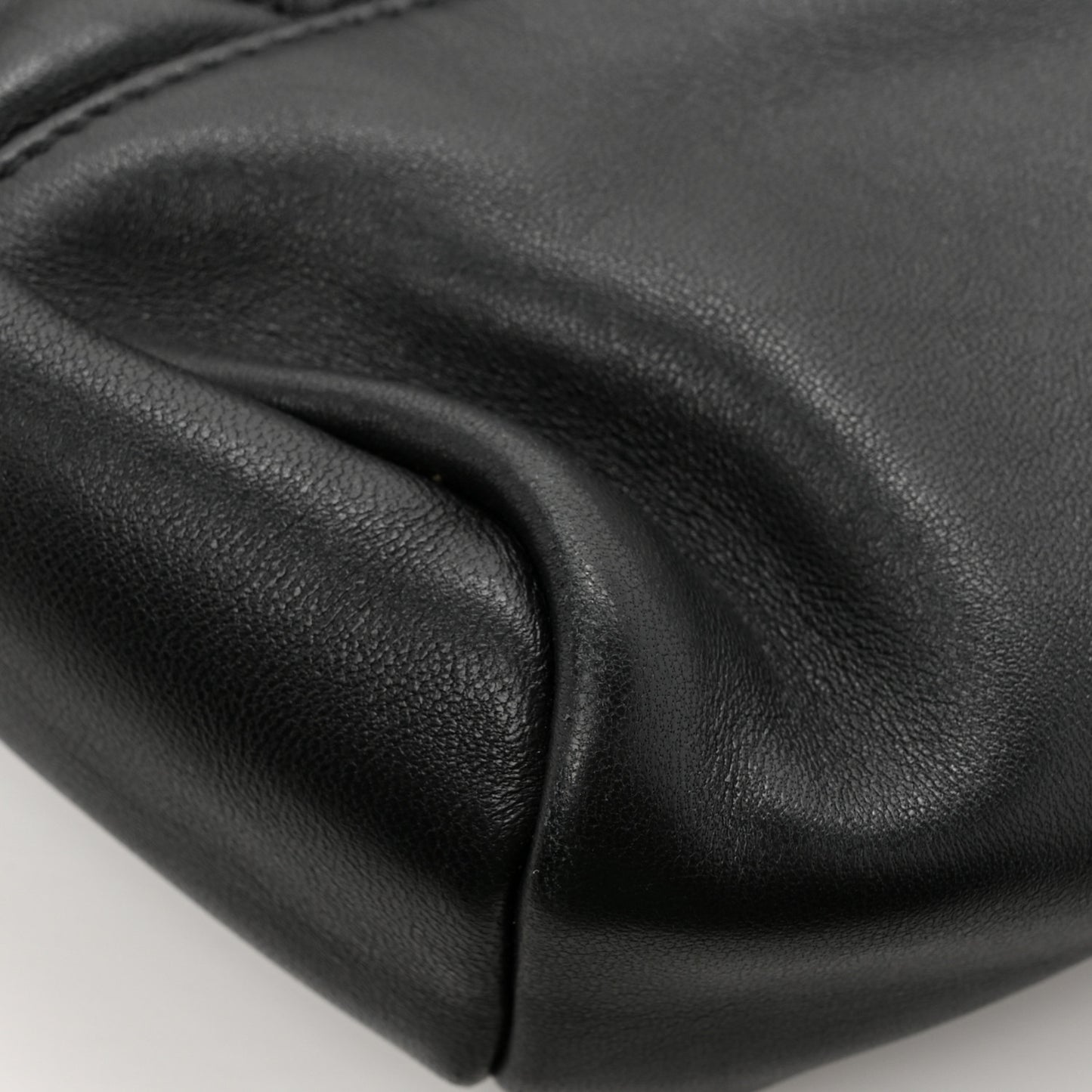 Lambskin Quilted Large 31 Shopping Bag Black