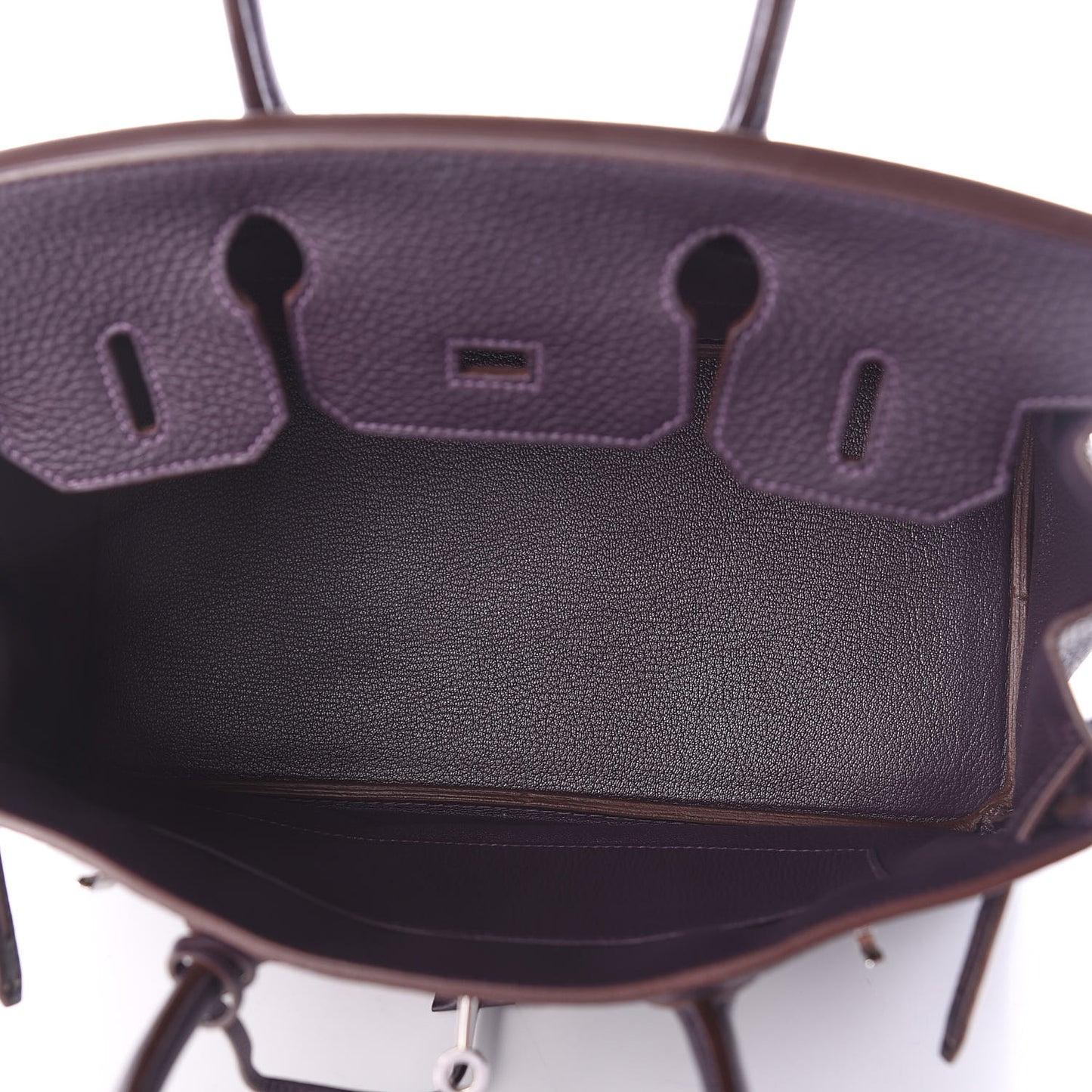 Taurillon Clemence Birkin 30 Raisin