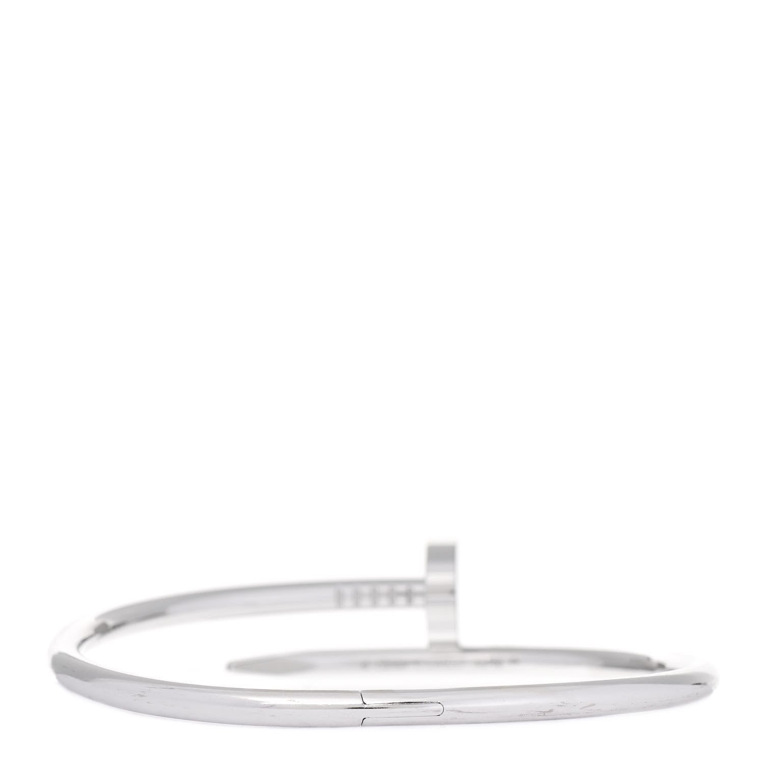 Cartier 18K White Gold Juste Un Clou Bracelet 17 3 of 5
