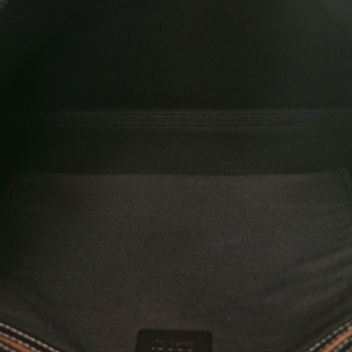 Gucci GG Supreme Monogram Medium Flat Messenger Bag Dark Brown 6 of 10