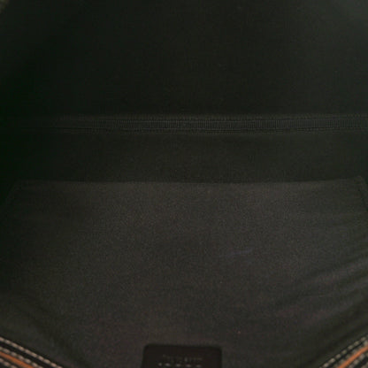 Gucci GG Supreme Monogram Medium Flat Messenger Bag Dark Brown 6 of 10