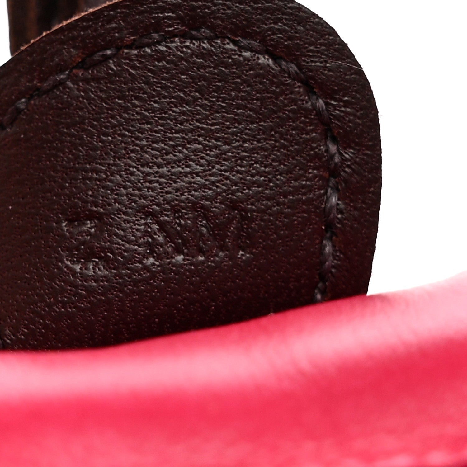 Hermes Milo Lambskin Grigri Rodeo Horse Bag Charm PM Rose Sakura Framboise Rouge Sellier 3 of 5