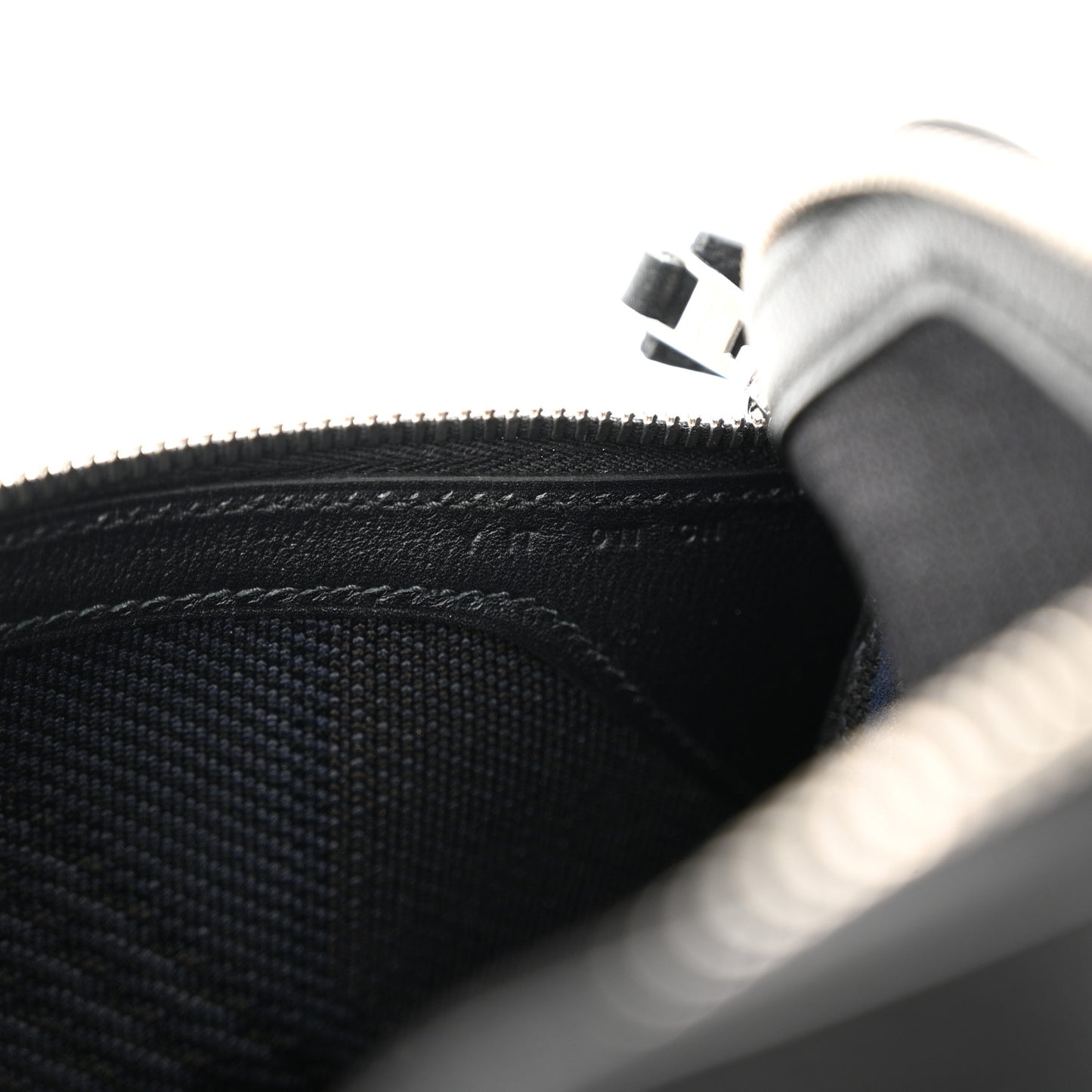 Dynamo Technical Canvas Allegretto Calfskin Cityslide Belt Bag Plomb Bleu Nuit Black