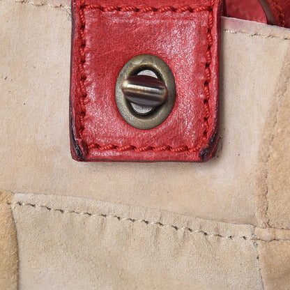 Fendi Calfskin Whipstitch Baguette Red 10 of 20