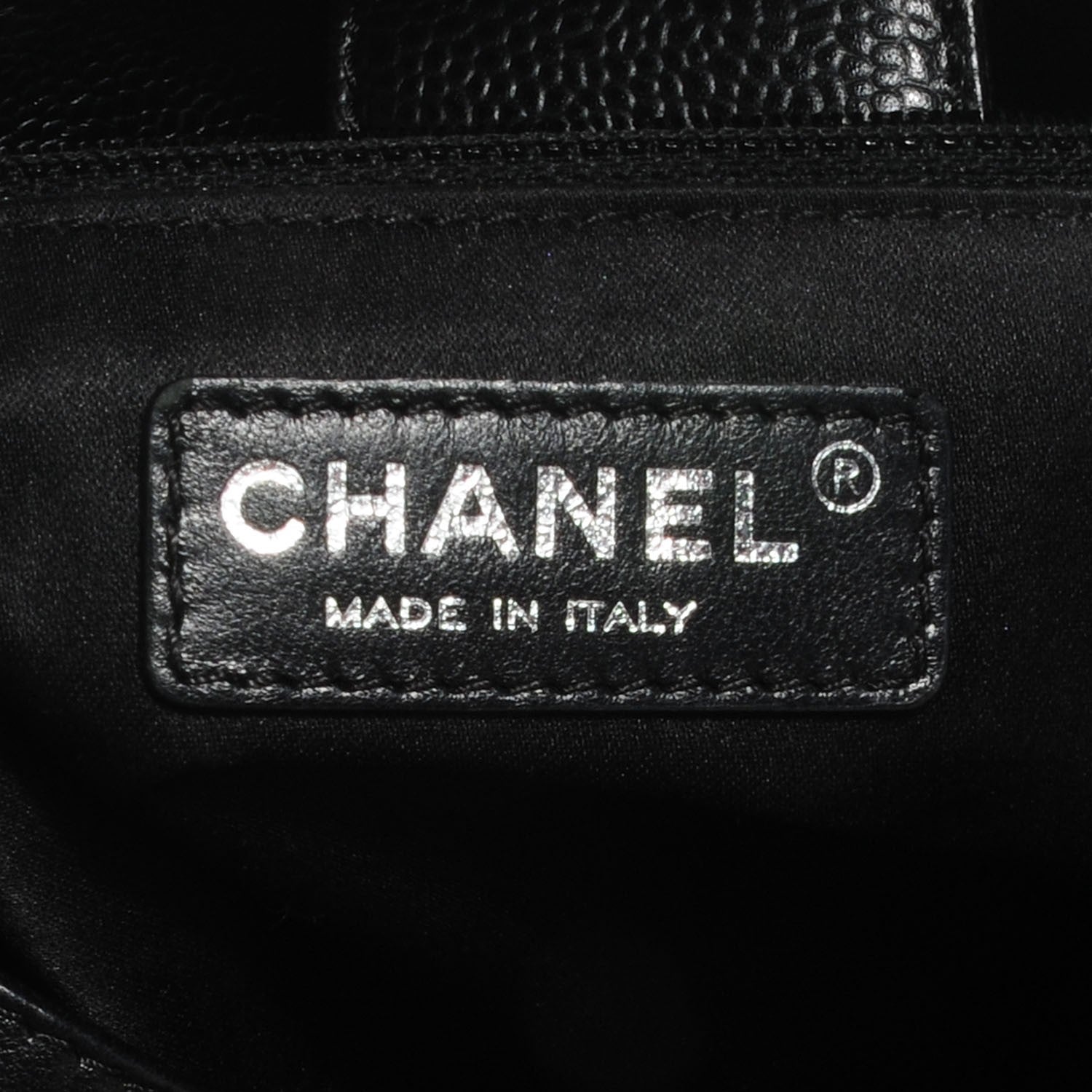Chanel Caviar Quilted Petit Shopping Tote PST Black 6 of 8