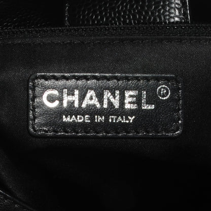 Chanel Caviar Quilted Petit Shopping Tote PST Black 6 of 8