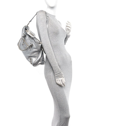 Balenciaga Metallic Agneau Giant 12 Silver Hardware City Gris Aluminum 2 of 11