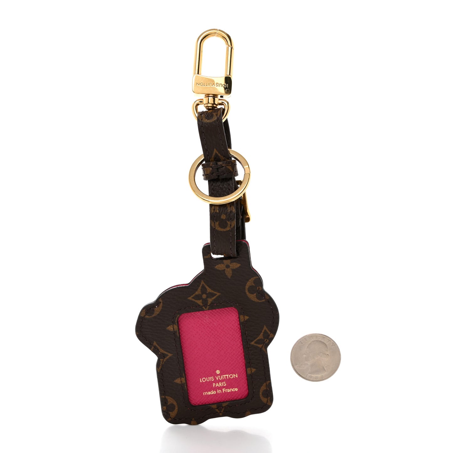 Monogram Calfskin Vivienne Funfair Bag Charm Key Holder