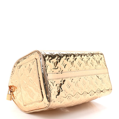 Louis Vuitton Monogram Miroir Speedy 30 Gold 4 of 11