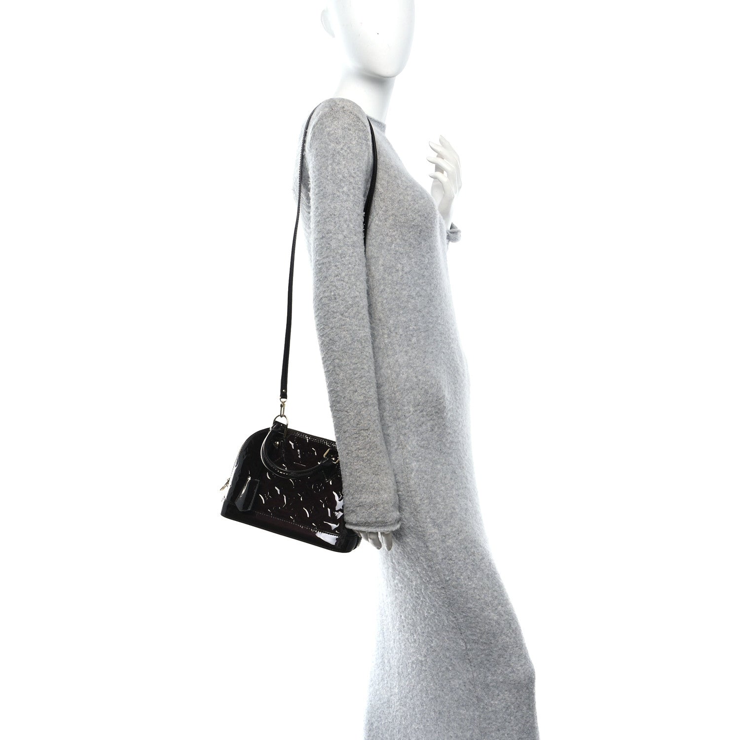 Louis Vuitton Vernis Alma BB Amarante 2 of 13