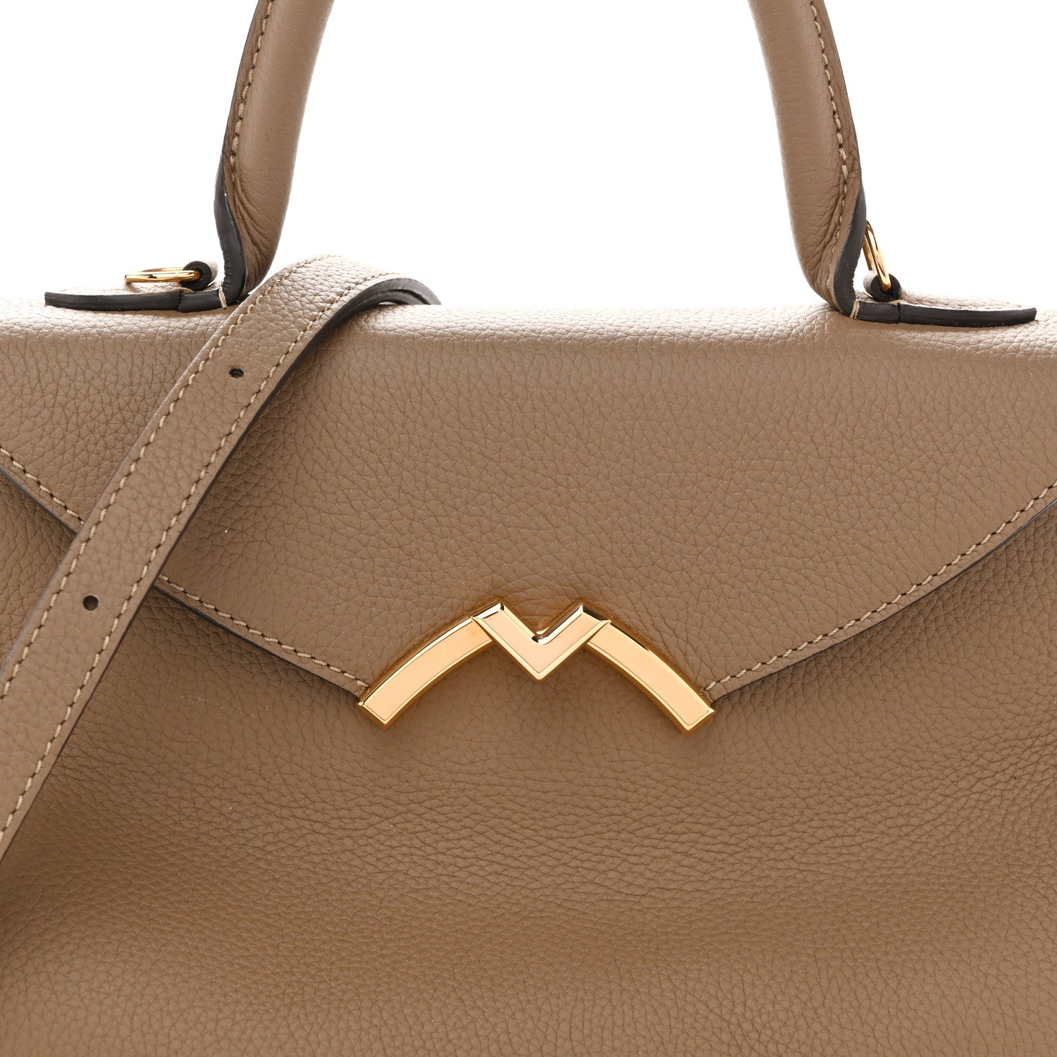 Moynat Taurillon Blush Calfskin Gabby PM Taupe 8 of 11