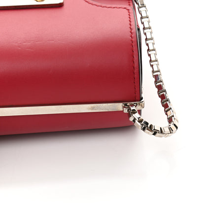 Balenciaga Smooth Calfskin Min Neo Classic Chain Box Rouge 14 of 14