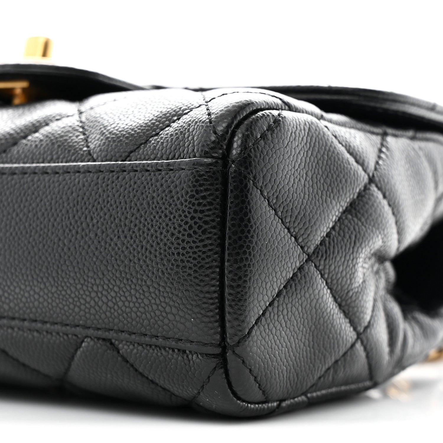 Chanel Caviar Quilted Mini Flap Black 10 of 11