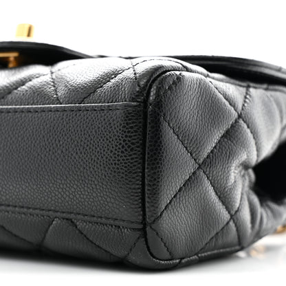 Chanel Caviar Quilted Mini Flap Black 10 of 11