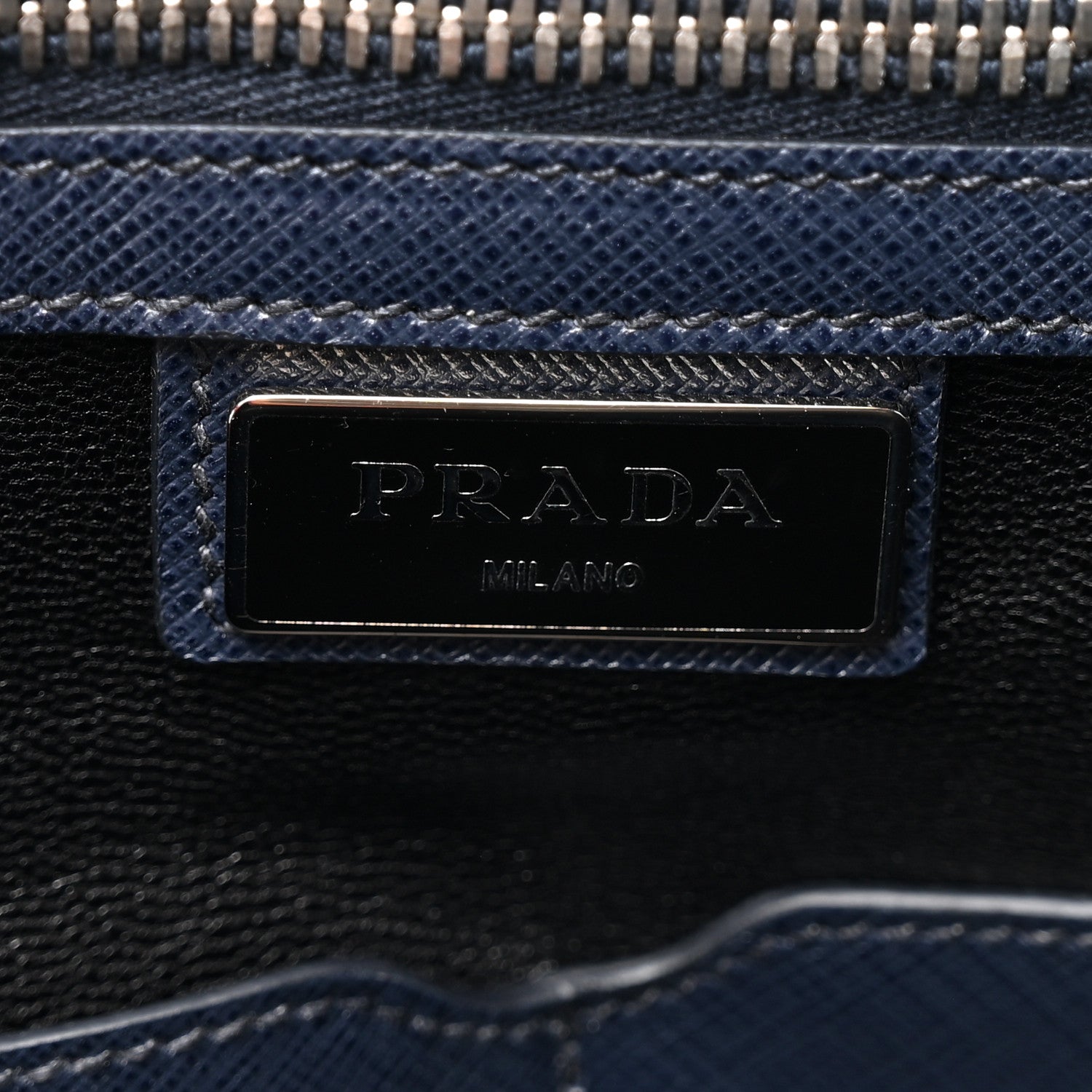 Prada Saffiano Travel Briefcase Baltico 7 of 14