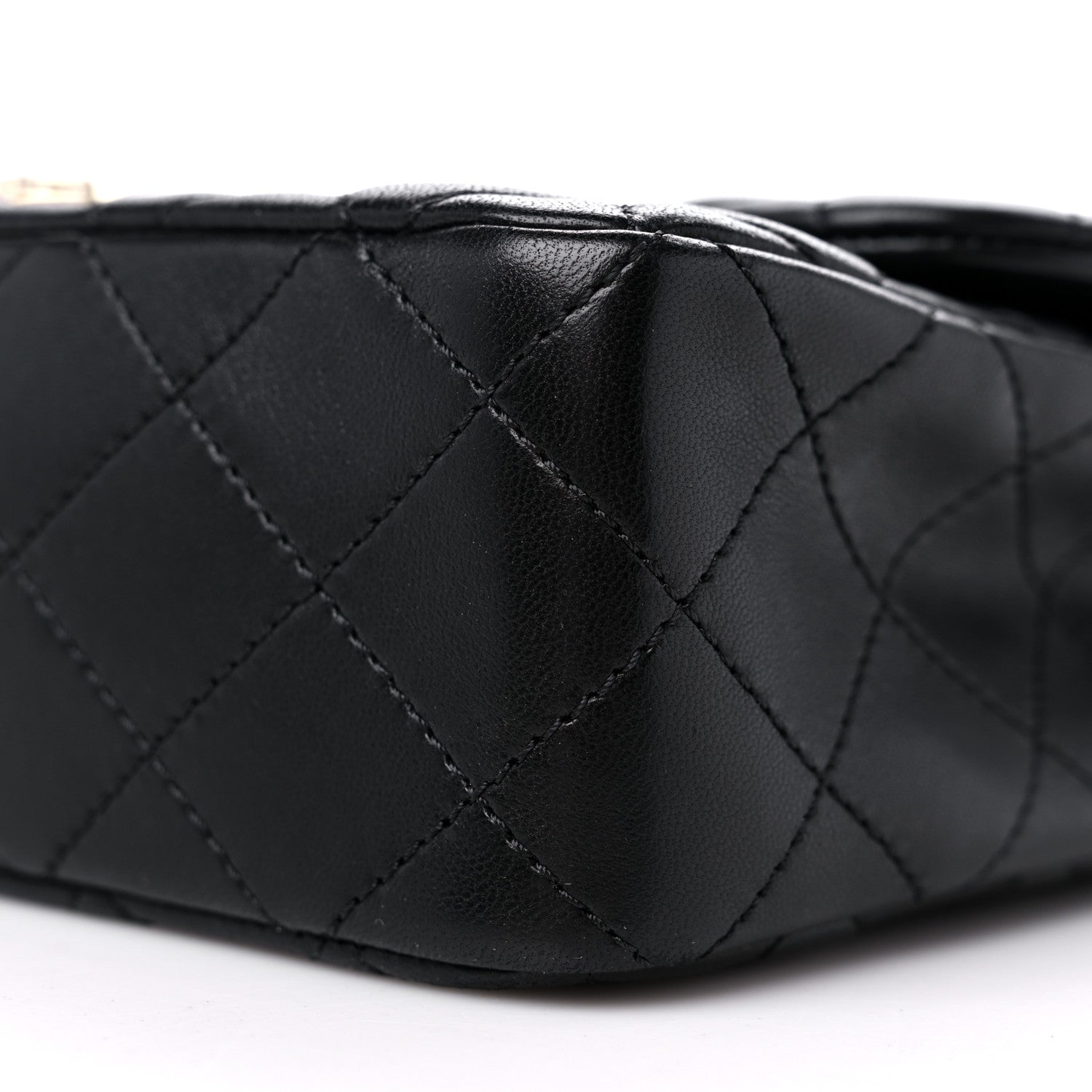 Chanel Lambskin Medium Westminster Pearl Flap Black 9 of 9