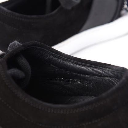 Chanel Suede Tweed Sneakers 38 Black 9 of 15