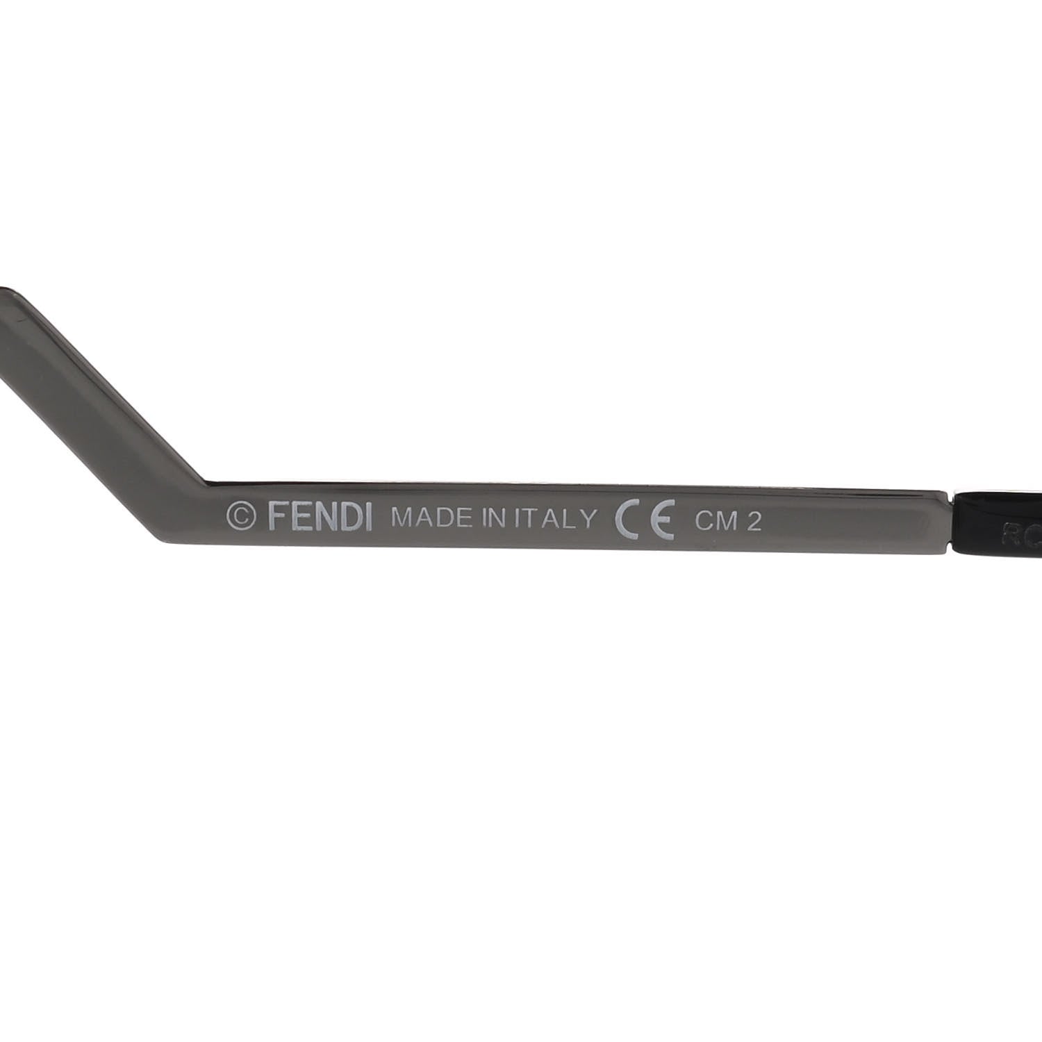 Fendi Iridia Cat Eye Sunglasses FF 0041/S Light Black 6 of 9