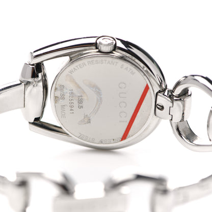 Gucci Stainless Steel Diamond Mother of Pearl 28mm Horsebit Quartz Watch 4 of 4