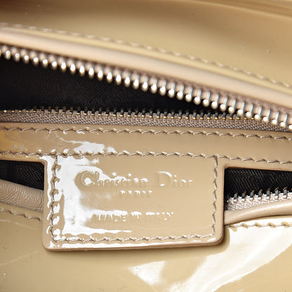 Christian Dior Patent Cannage Medium Lady Dior Beige 6 of 10