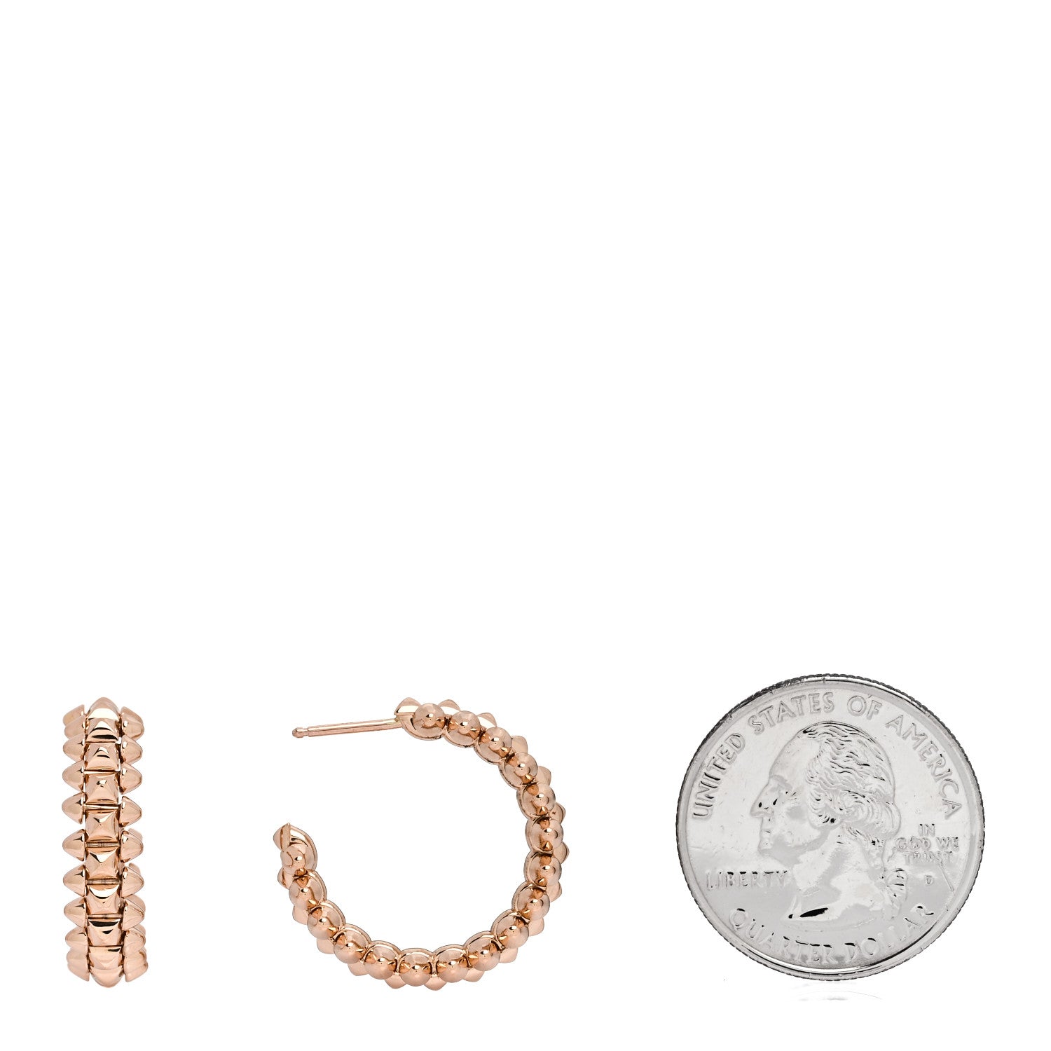 Cartier 18K Pink Gold Small Clash de Cartier Earrings 2 of 6