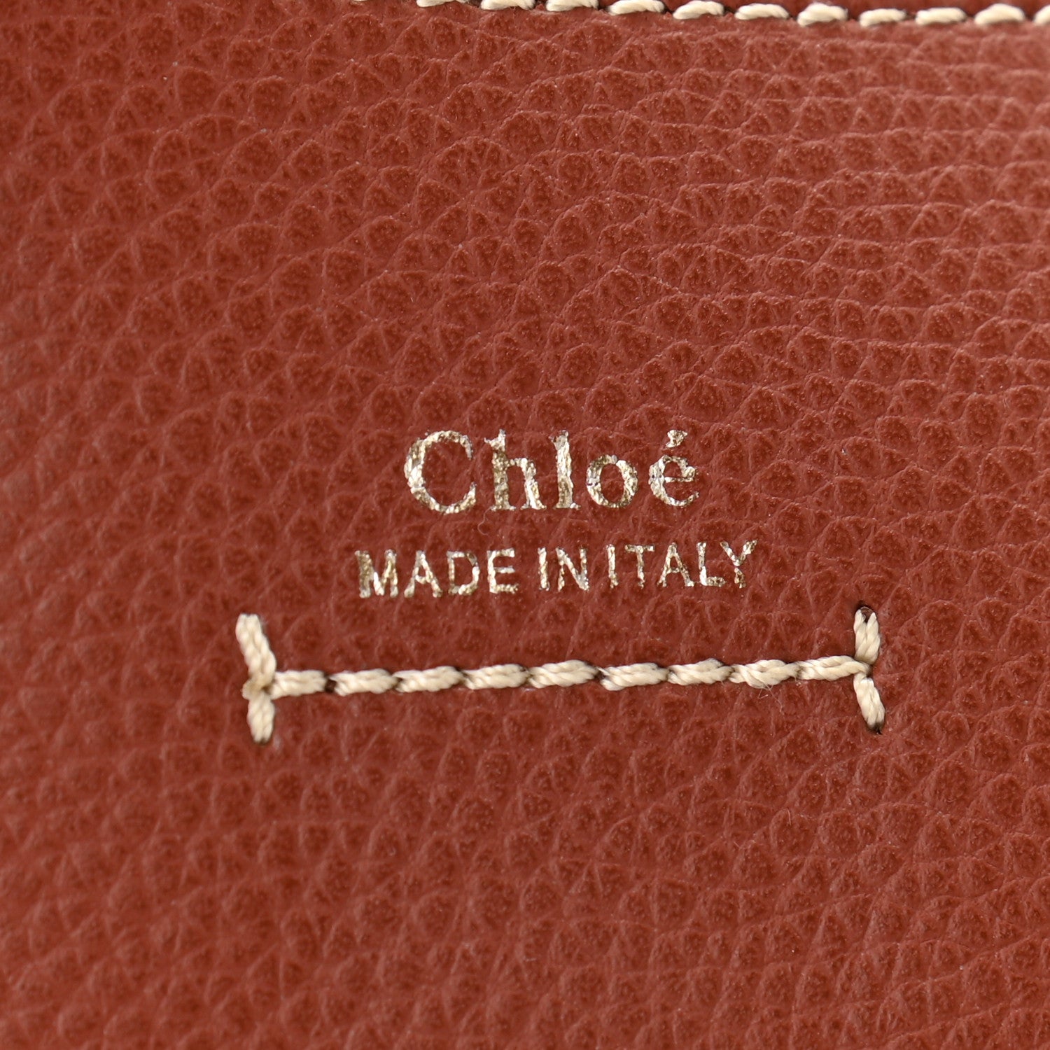 Chloe Grained Calfskin Small Darryl Saddle Crossbody Bag Sepia Brown 6 of 10