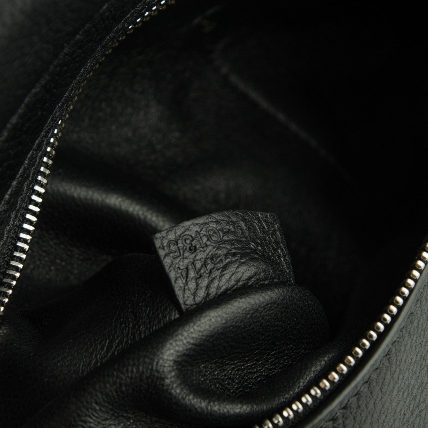 Celine Drummed Calfskin Suede Small Trapeze Black 8 of 8