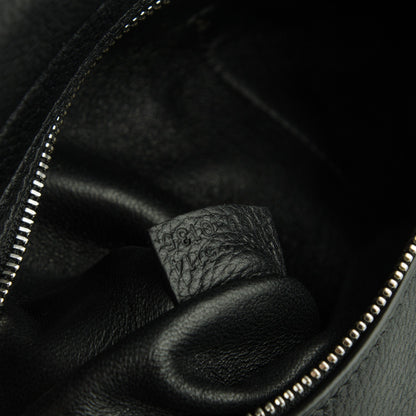 Celine Drummed Calfskin Suede Small Trapeze Black 8 of 8