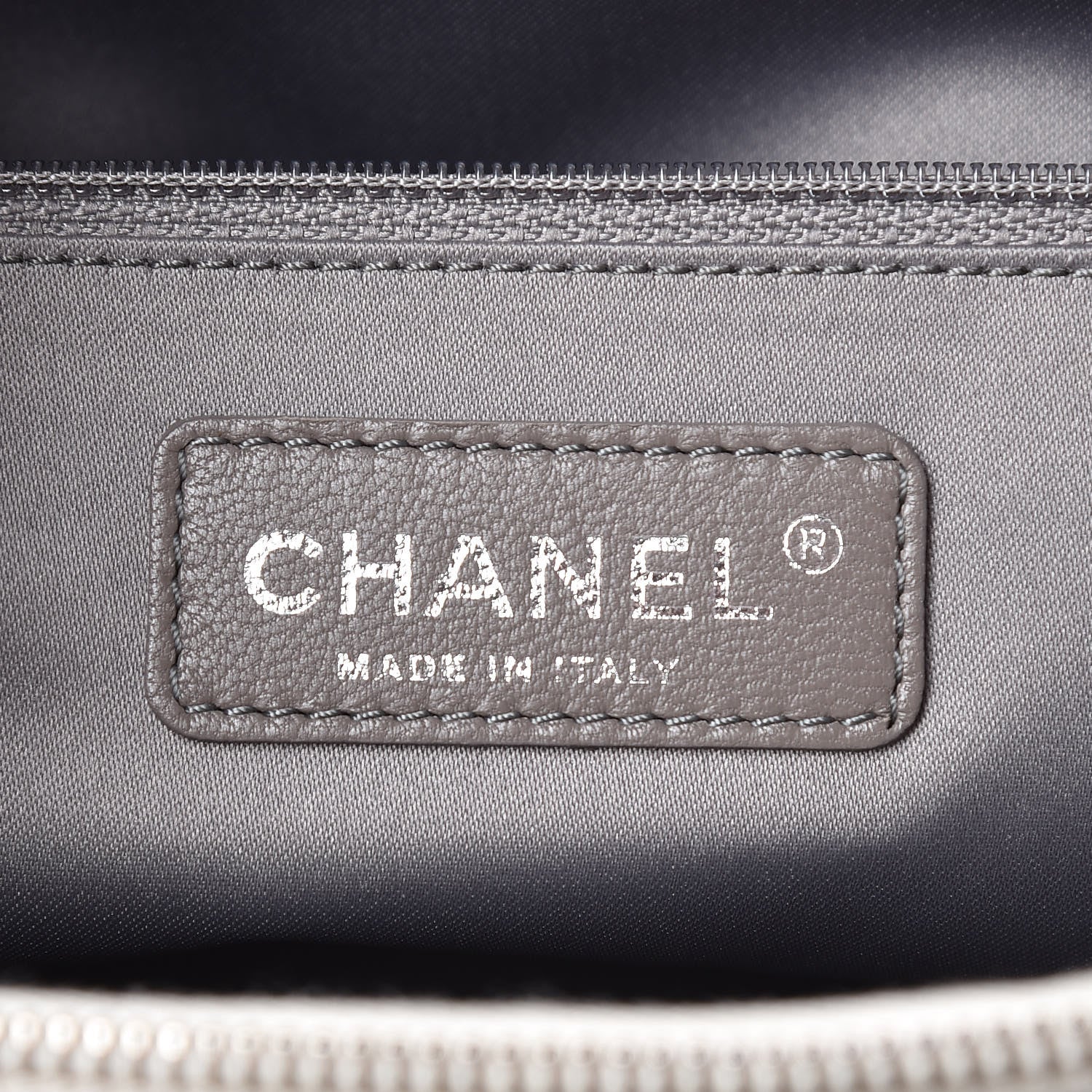 Chanel Caviar Quilted Grand Shopping Tote GST White 6 of 15