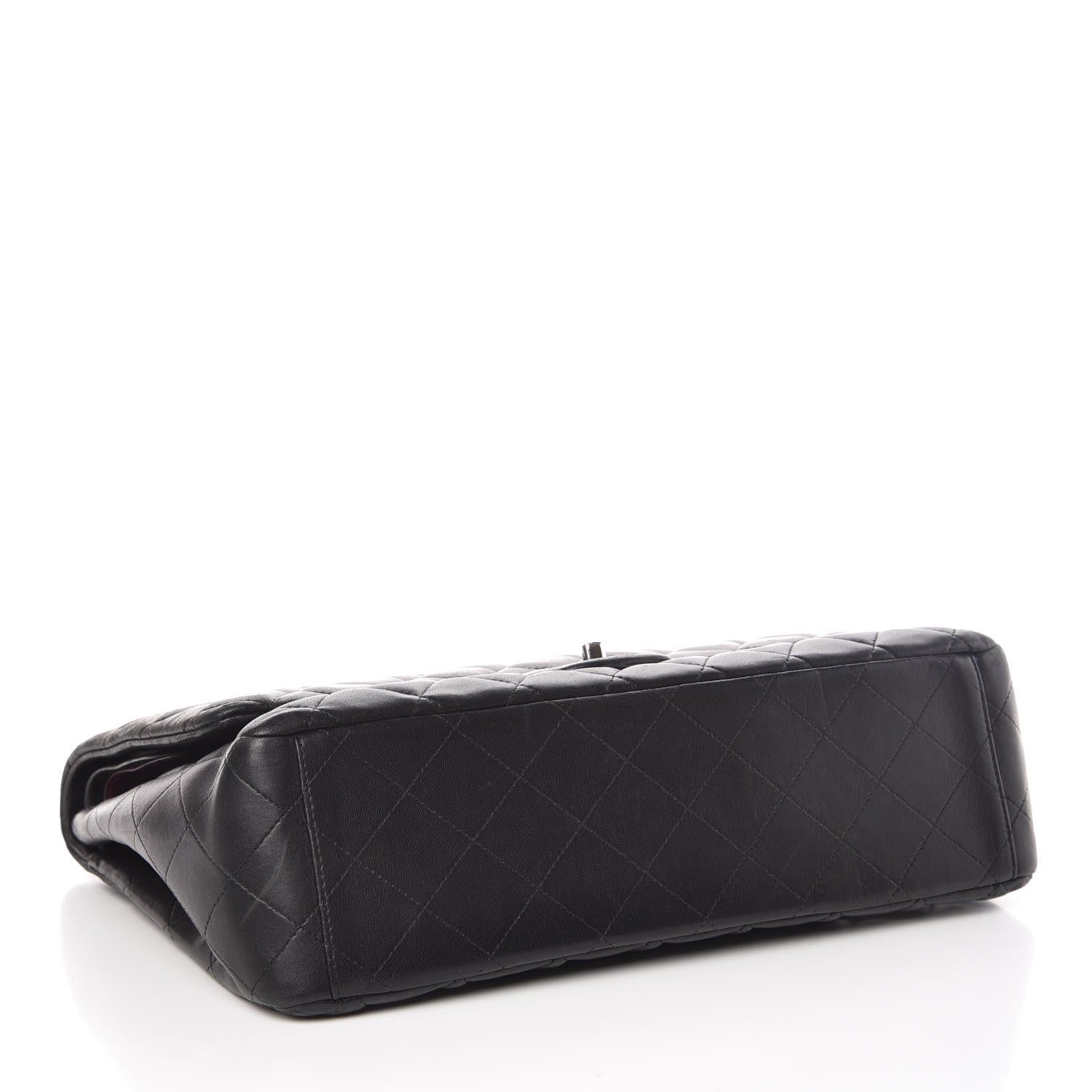 Chanel Lambskin Quilted Maxi Double Flap Black 4 of 11