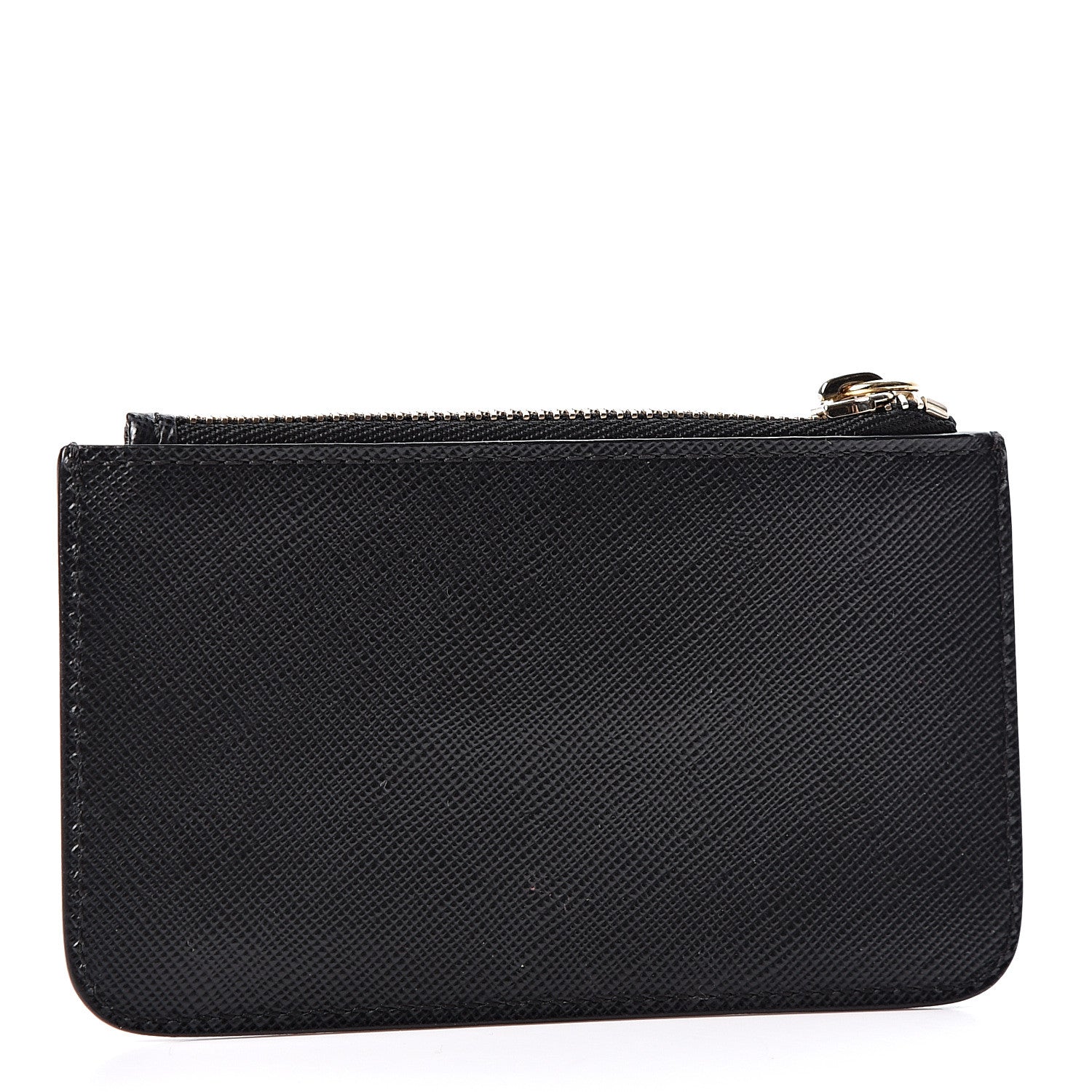 Versace Saffiano Calfskin Medusa Coin Pouch Black 2 of 8