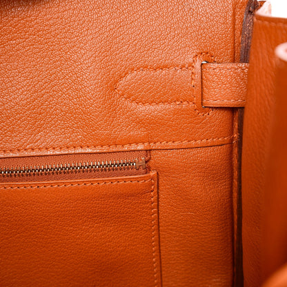 Hermes Chevre de Coromandel Birkin 30 Potiron 19 of 26