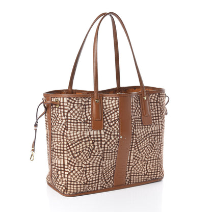 MCM Visetos Medium Liz Reversible Shopper Tote Cognac 6 of 16