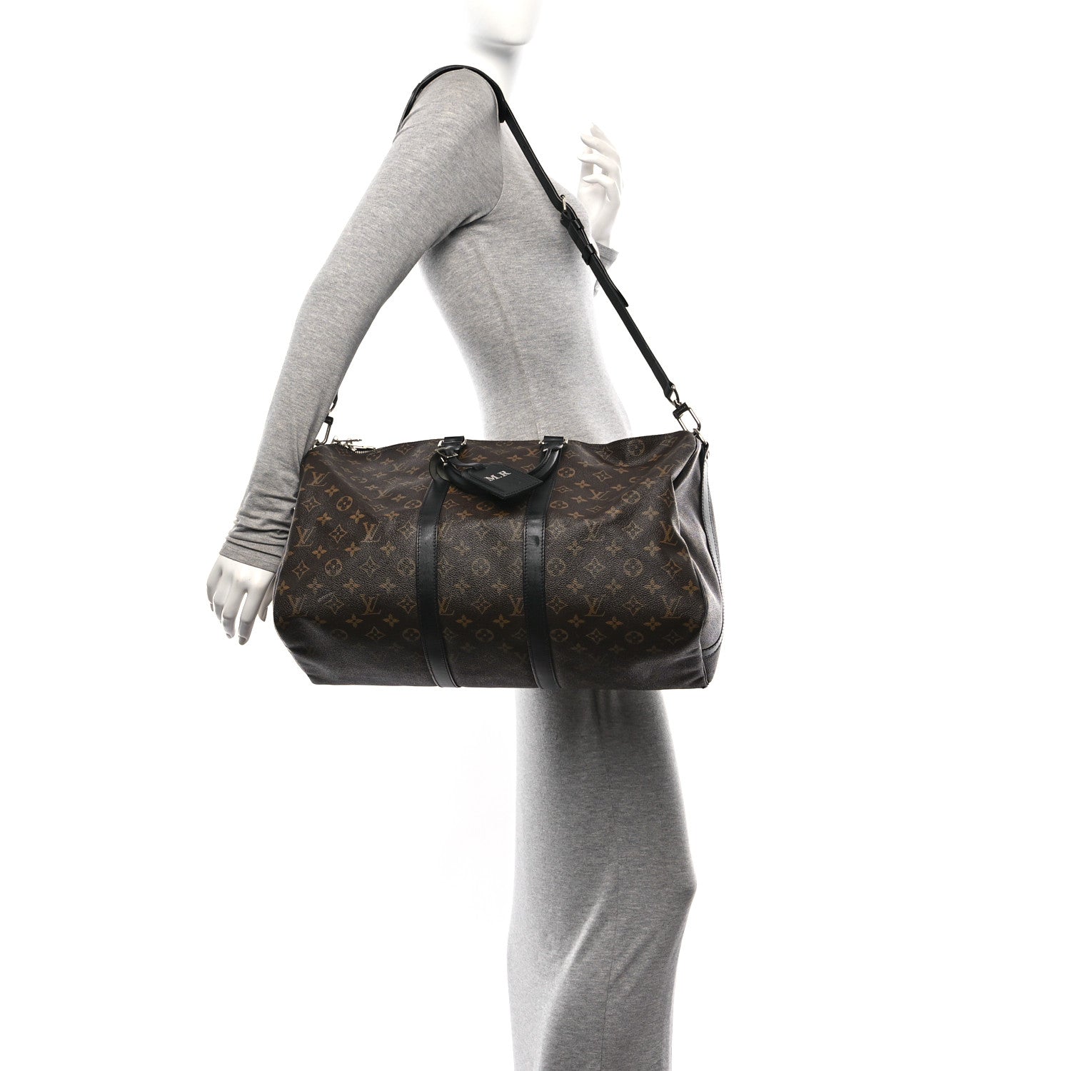 Louis Vuitton Monogram Macassar Keepall Bandouliere 45 2 of 11