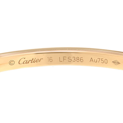 Cartier 18K Yellow Gold Small LOVE Bracelet 16 4 of 5