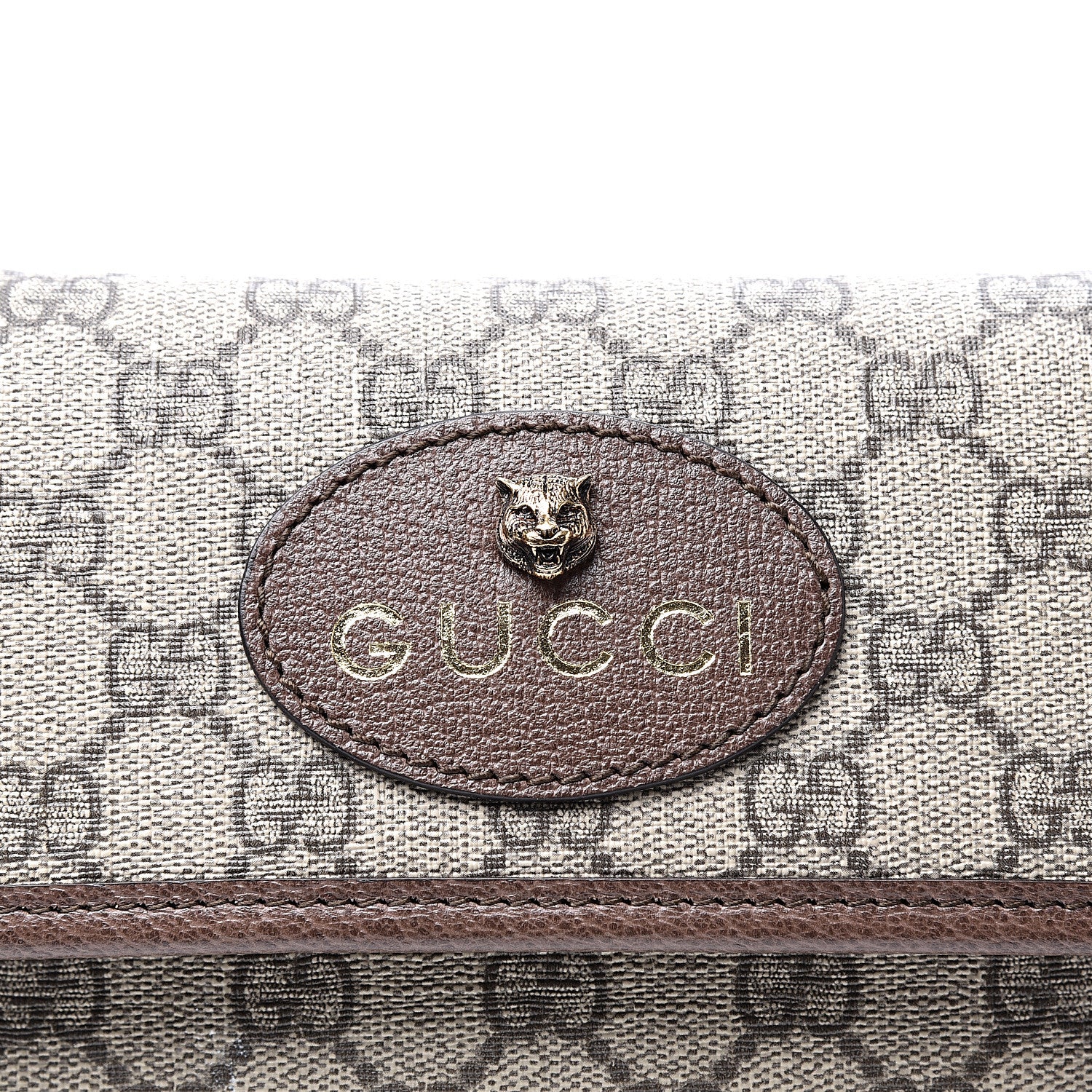 Gucci GG Supreme Monogram Neo Vintage Web Belt Bag Brown 10 of 10