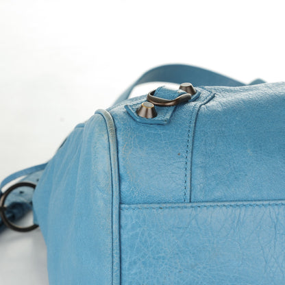 Balenciaga Agneau Classic Hardware Velo Bleu Indigo 9 of 13