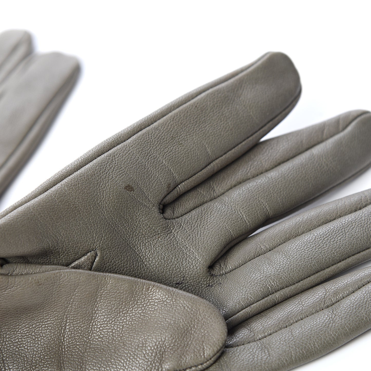 Lambskin Chain CC Gloves 7.5 Grey