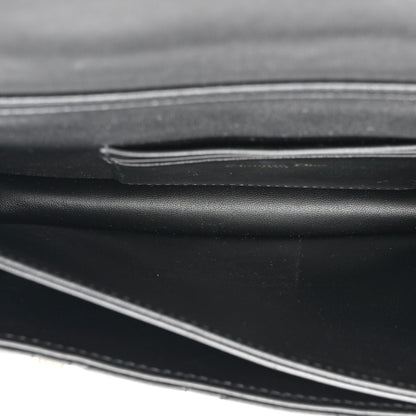 Christian Dior Lambskin Cannage Butterfly Studs Miss Dior Pouch Black 6 of 14