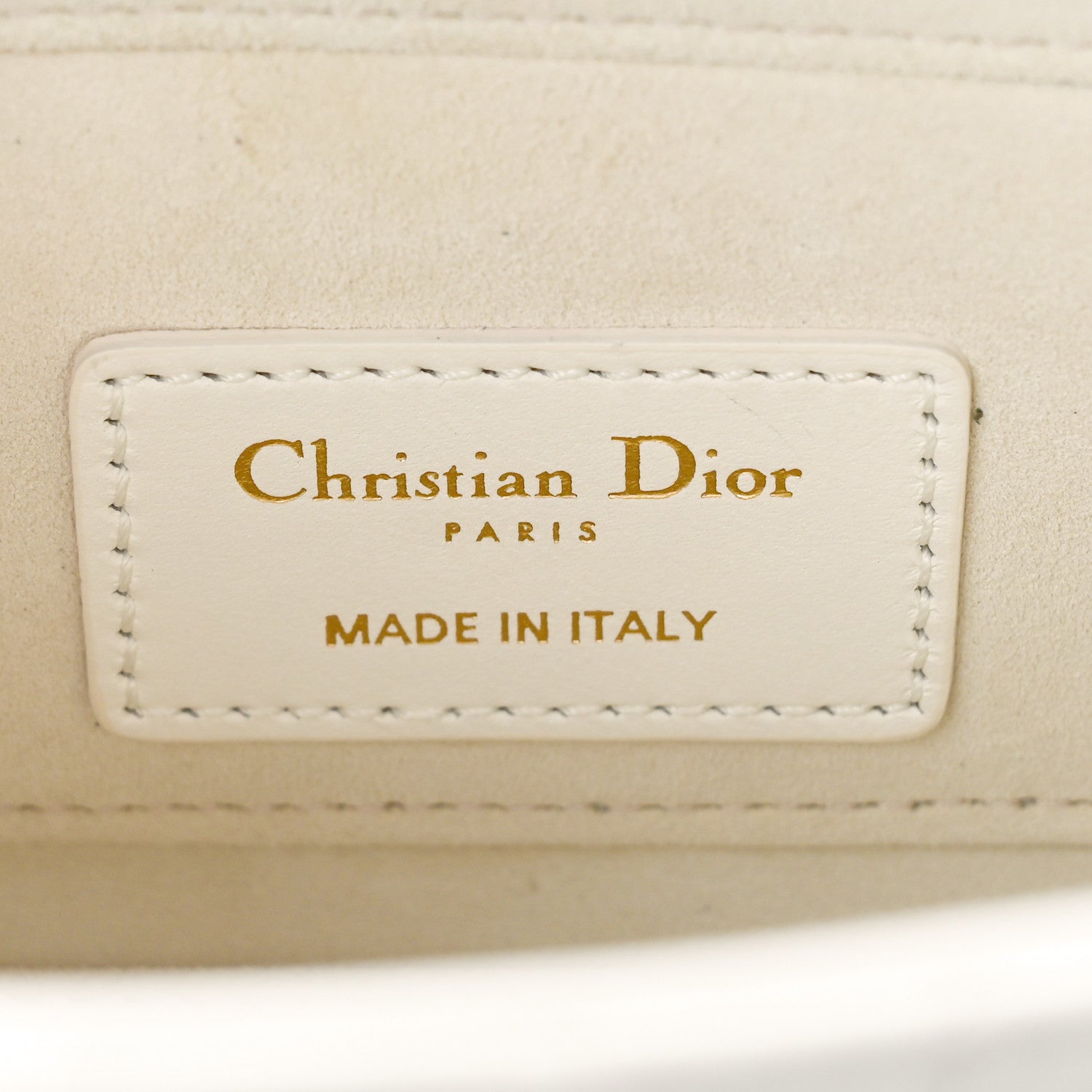 Christian Dior Lambskin Cannage Small Lady D-Joy Latte 6 of 9