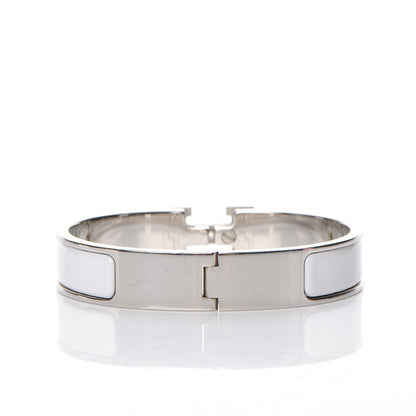 Hermes Enamel Narrow Clic Clac H Bracelet PM White 3 of 6
