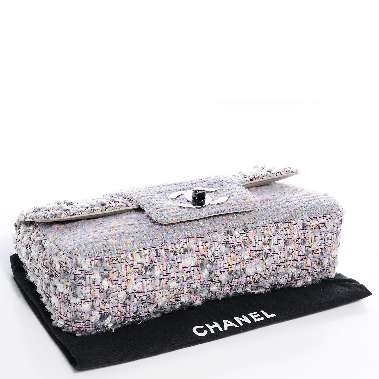 Chanel Tweed Fantasy Flap Pink 4 of 7