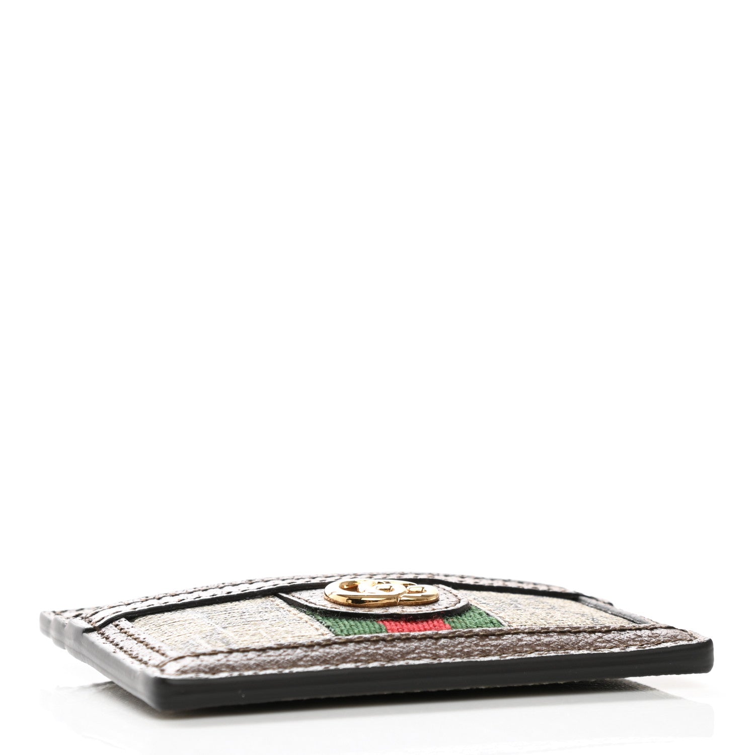 Gucci GG Supreme Monogram Ophidia Card Holder Brown 4 of 7