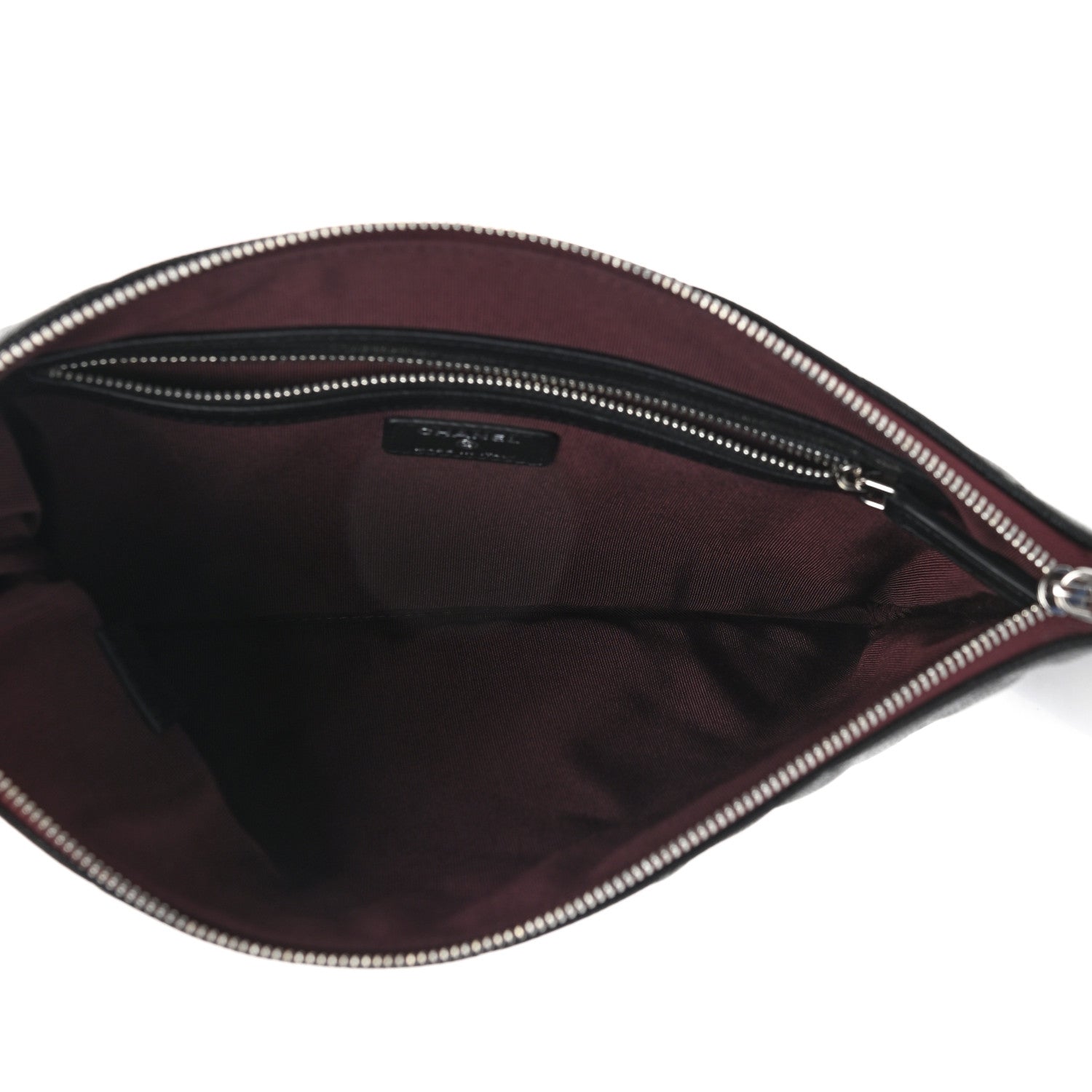 Chanel Caviar Quilted Medium Cosmetic Case Black 5 of 8