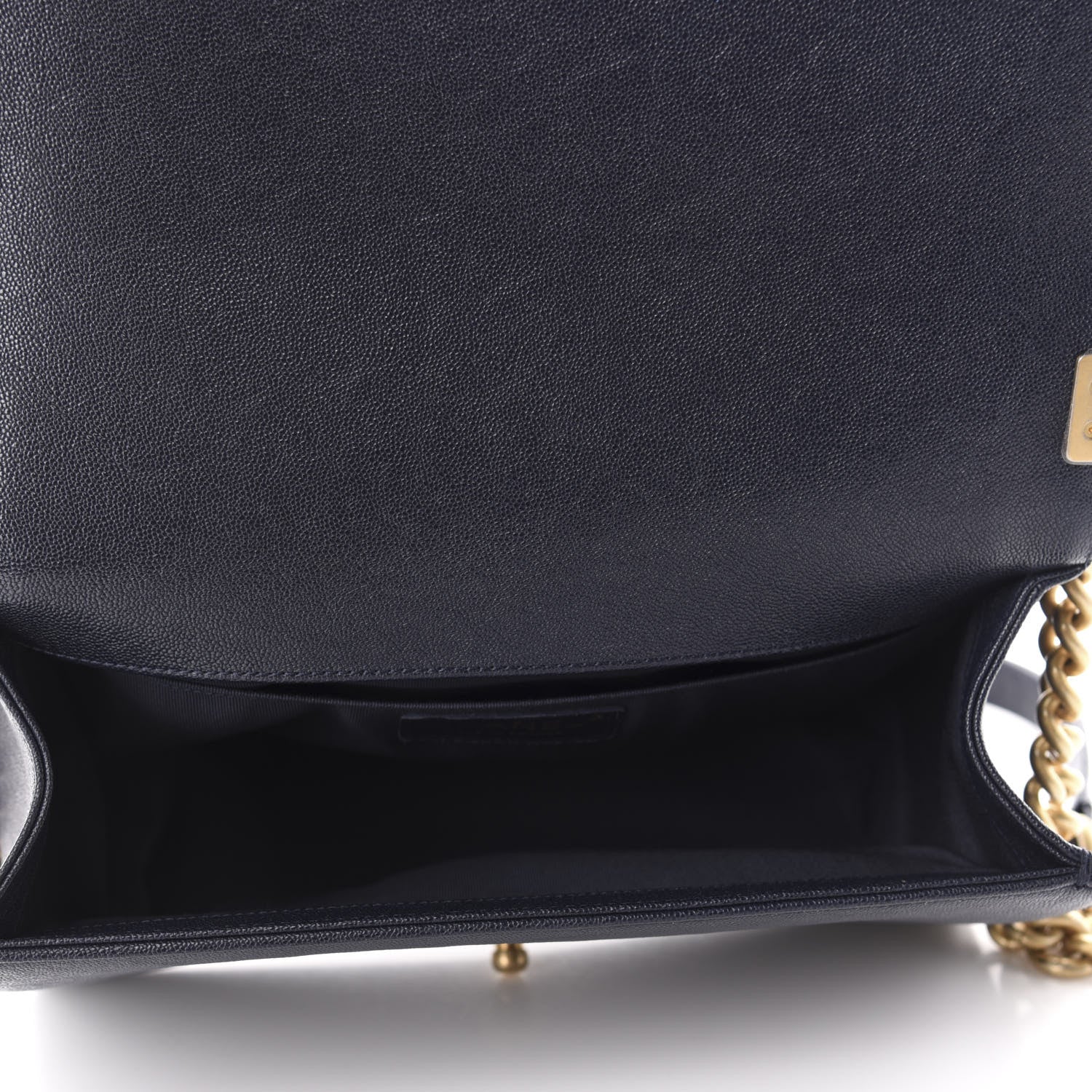 Chanel Caviar Quilted Medium Boy Flap Dark Blue 5 of 11