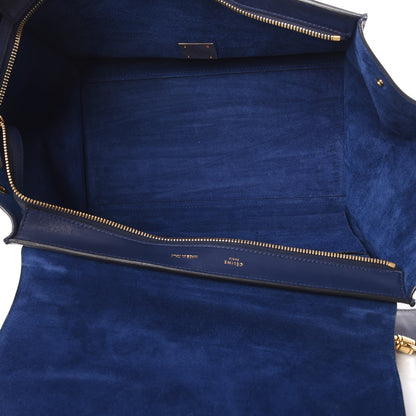 Celine Palmelato Calfskin Medium Trapeze Ink Blue 5 of 14